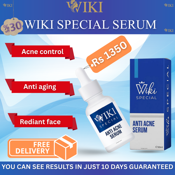 Wiki Special Anti Acne Serum – 30ml | Clears Acne, Soothes Skin & Fights Blemishes